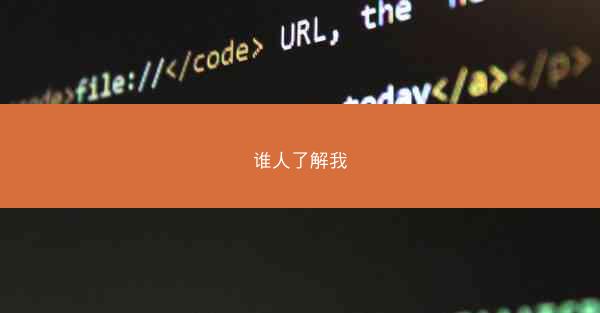 谁人了解我